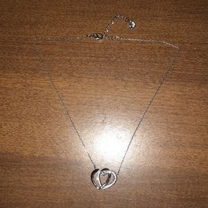 SOLD Swarovski infinite hearts necklace SOLD
